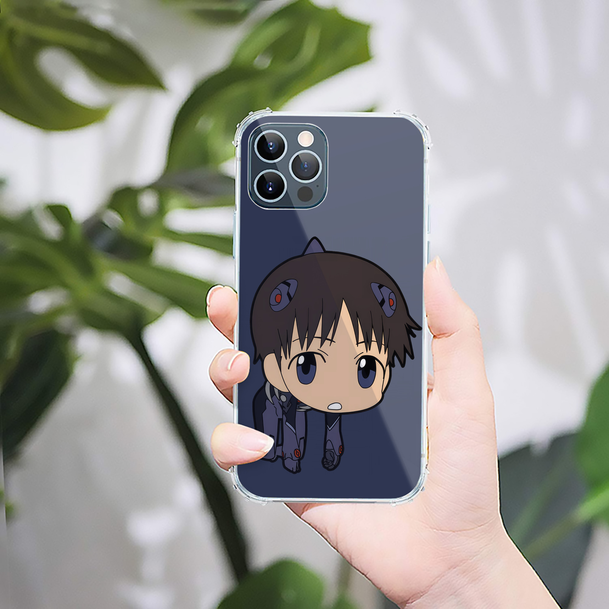 （画像用） EVA 新世紀エヴァンゲリオン 【iPhone 12シリーズ対応】透明スマホケース（クリアソフトケース）